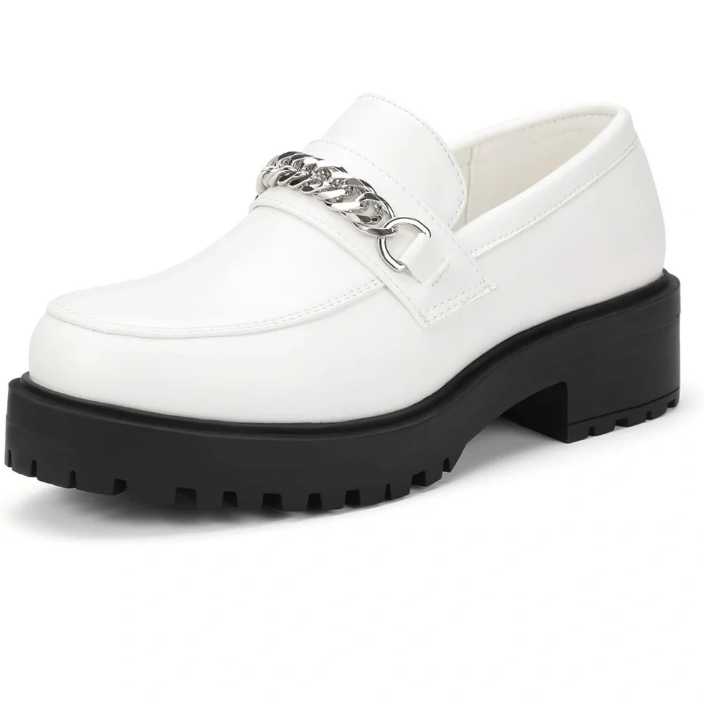 Women's White Loafers‎ for Women - Picture 3 of 12
